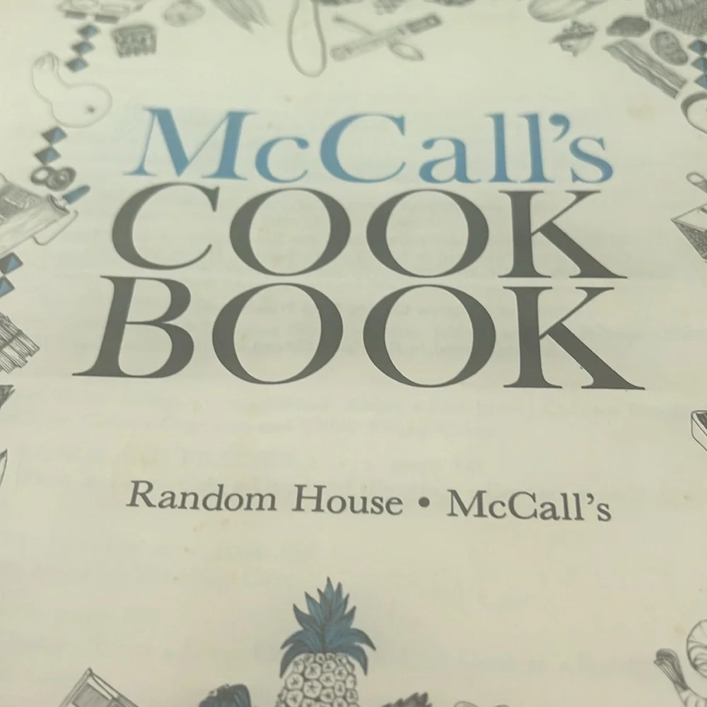 MC CALLS Complete cookbook. Vintage 1963. For the age its in great shape
